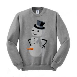 Dirty Snowman Ugly Christmas Sweatshirt