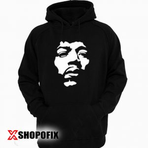 Jimi Hendrix Face Silhouette Hoodie