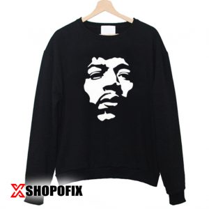 Jimi Hendrix Face Silhouette Sweatshirt