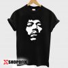 Jimi Hendrix Face Silhouette T-shirt