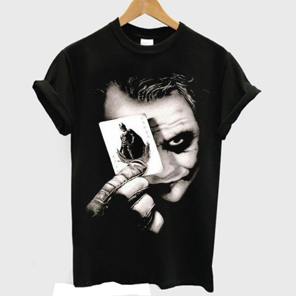 Joker Face Batman Card T-shirt