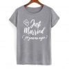 Just Married 25 years ago Funny T-shirt