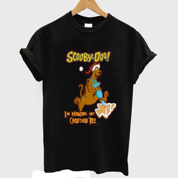 Scooby Doo Making My Christmas Tree T-Shirt