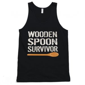 Wooden Spoon Survivor Funny Unisex Tanktop