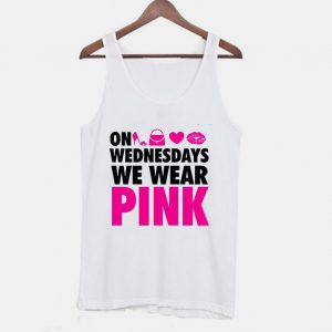 On Wednesdays We Wear Pink Tanktop