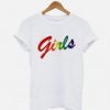 Rainbow Printed Girls T-Shirt