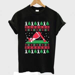 Yoga Santa Funny Christmas T-Shirt