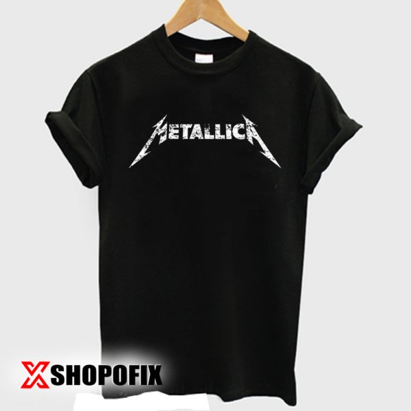 METALLICA heavy metal band Logo T-shirt