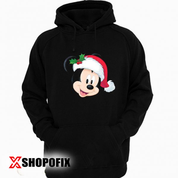 Disney Mickey Mouse in Santa Hat hoodie