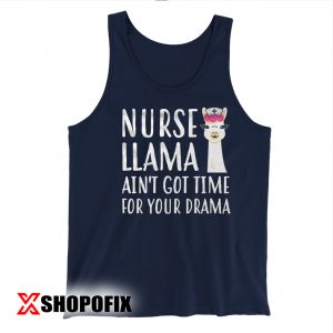 Nurse Llama Shirt, Nurse Shirt, Funny RN Shirt, Registered Nurse Shirt Tanktop