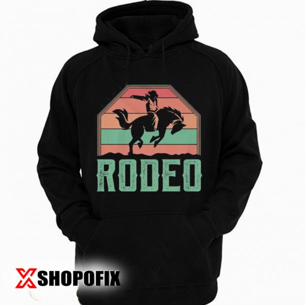 Western Horse Riding Rodeo Hoodie