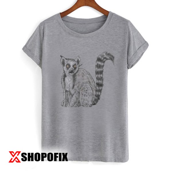 lemur from madagascar tshirt