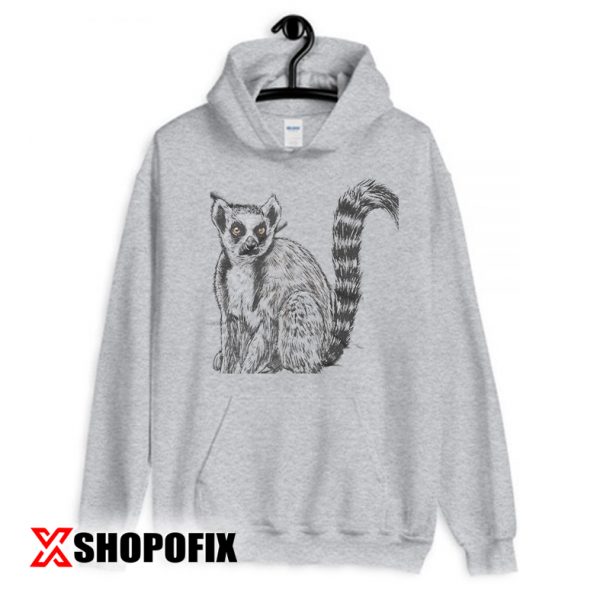 lemur from madagascar hoodie